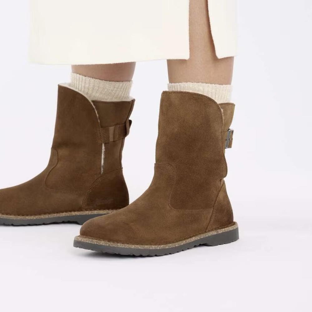 Birkenstock Uppsala Shearling Boot - Dark Tea